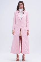 French Chic Knee-Length Overcoat image 3