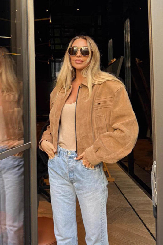 Vintage Cropped Utility Jacket image 4