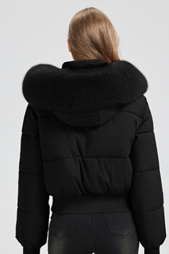Short Waist Slim Puffer Coat image 10