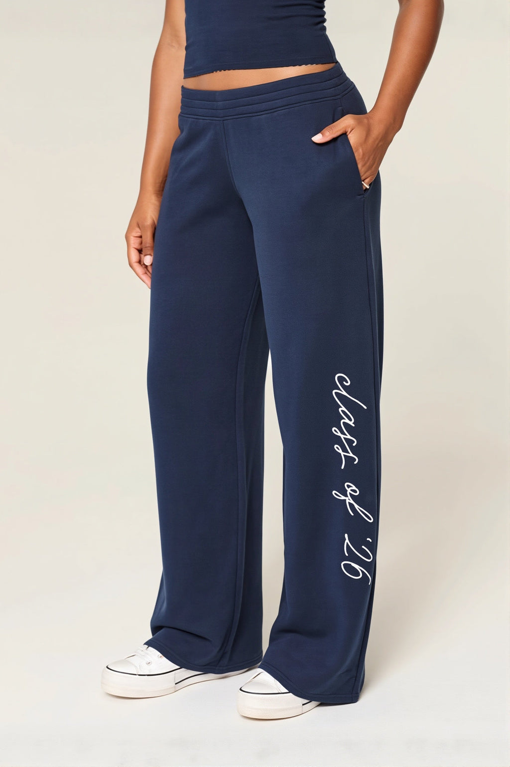 Sexy Vintage Embroidered Baggy Pants image 1