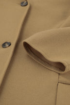 Loose Wool Lapel Coat image 10