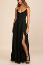 Sexy Halter Backless Maxi Formal Dress image 14
