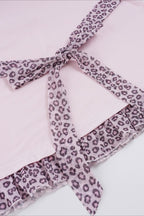 Sweet Leopard Patchwork Bow Lace Cami Top image 8