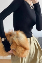 Fine Gauge Wool Ripple Stitch Knit Top image 7