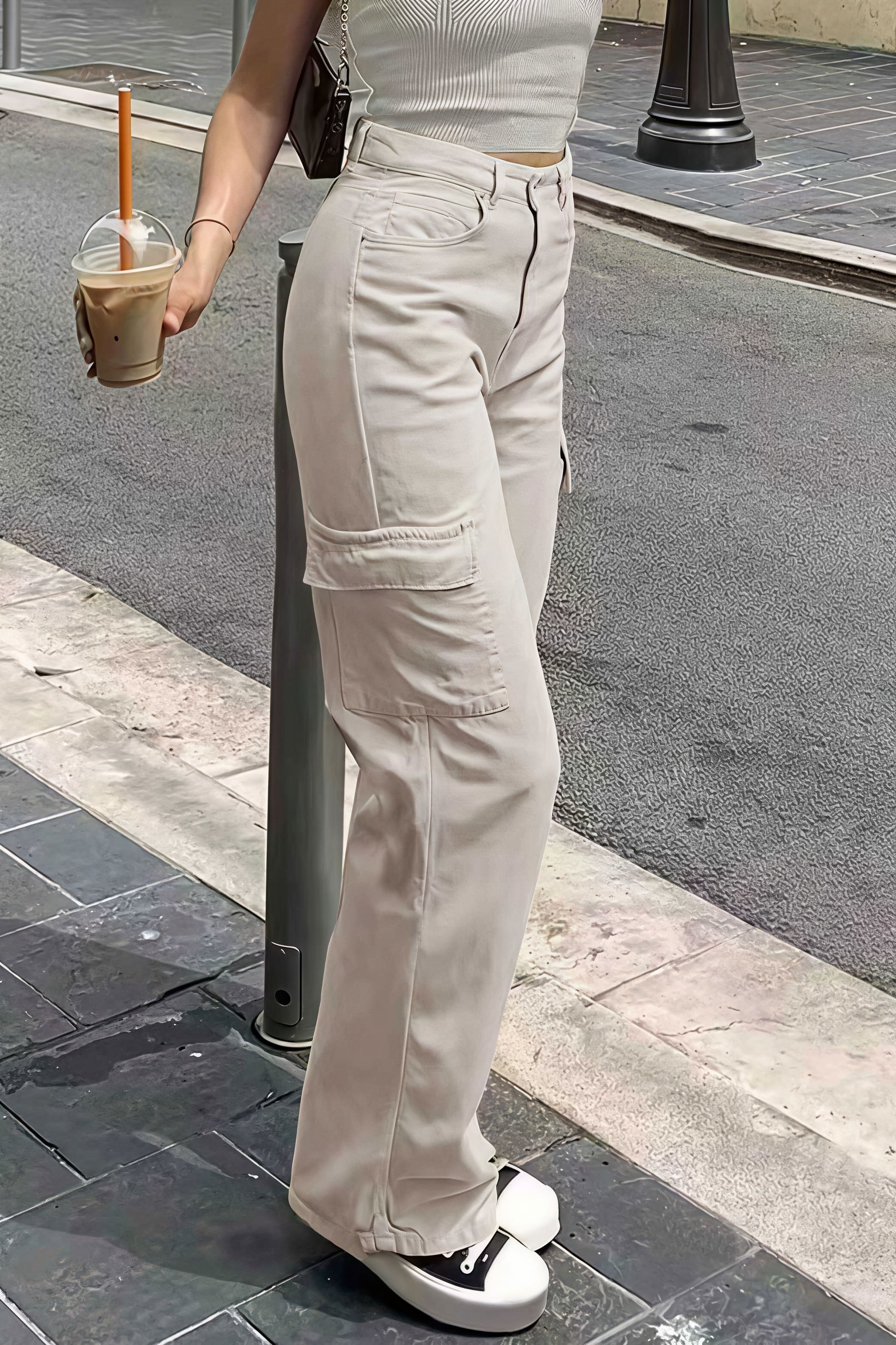 Pocket Cargo Straight Pants image 3