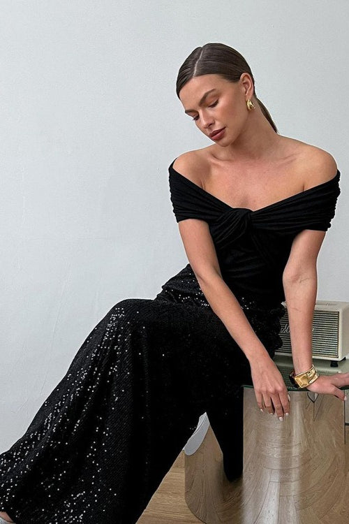 Elegant Chic Off Shoulder Twist Blouse image 7