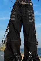 Gothic Wide Leg Cargo Jeans image 12