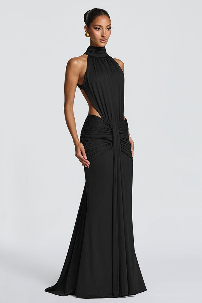 Sophisticated Backless Mermaid Fit Maxi Dress image 11