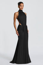 Sophisticated Backless Mermaid Fit Maxi Dress image 11