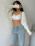 Loose Fit Knit Shrug Cardigan image 2