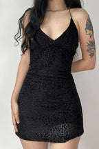 Sheer Backless Gothic Dress image 2