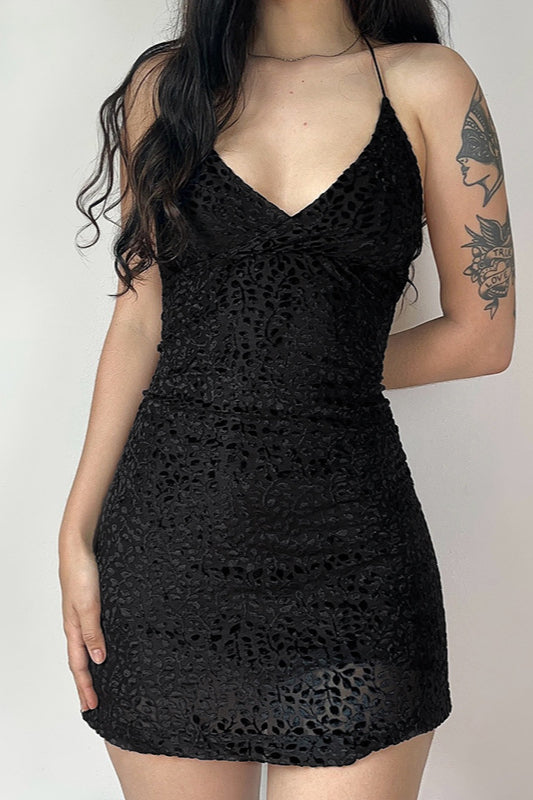Sheer Backless Gothic Dress image 2