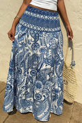 Casual Boho Printed Long Skirt image 1