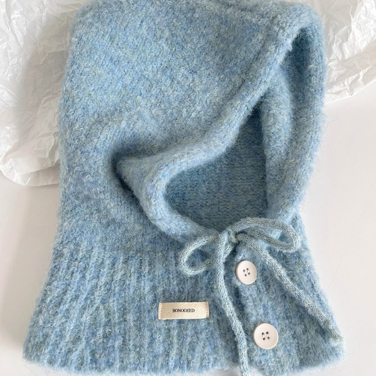 Vintage Balaclava Knit Neck Warmer Hat image 7