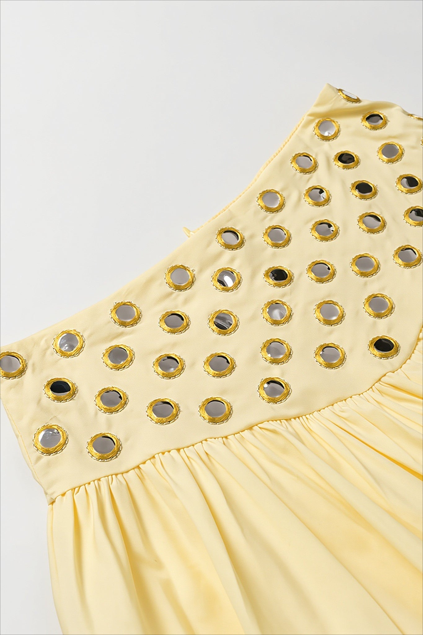 Sexy Metal Detail Ruffle Cami Skirt Sets image 7