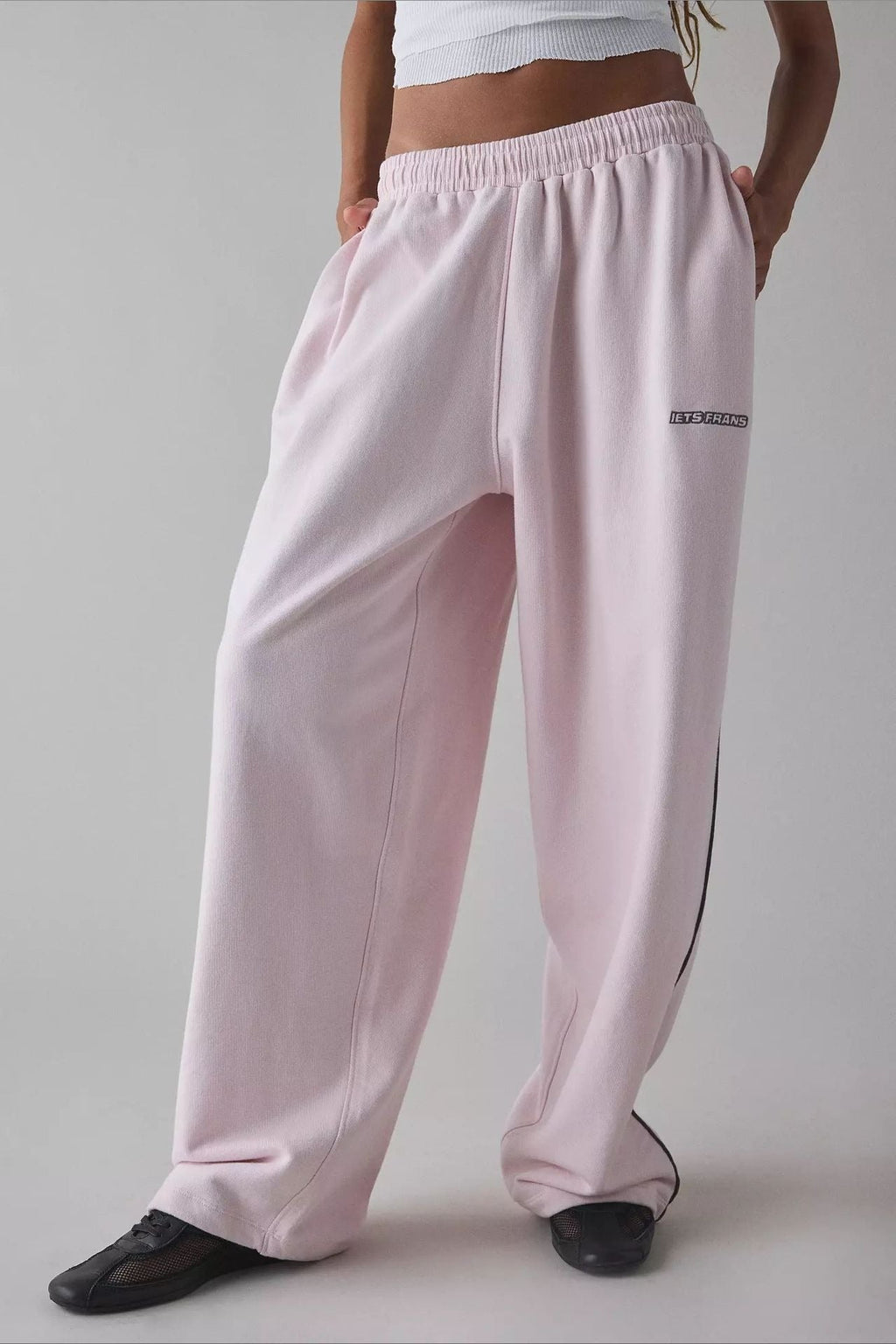 Elastic Waist Loose Fit Casual Pants image 2