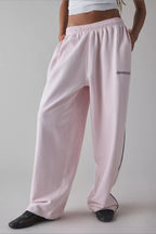 Elastic Waist Loose Fit Casual Pants image 2