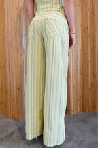 Striped Halter Cami Wide Leg Pants Two Piece Set image 5