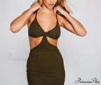 Absolute Bombshell Stylish Cutout Mini Dress image 7