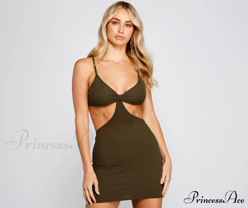 Absolute Bombshell Stylish Cutout Mini Dress image 5