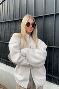 Relaxed Fit Long Sleeve Coat image 1