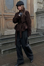 Suede Vintage Long Sleeve Jacket image 11