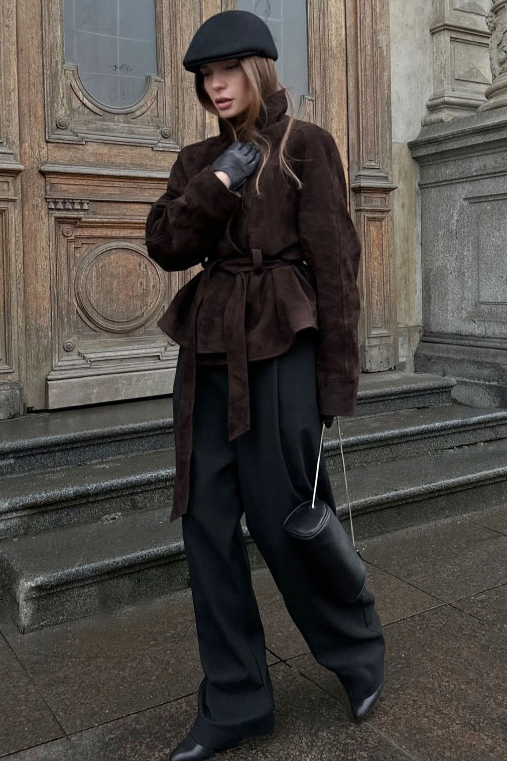 Suede Vintage Long Sleeve Jacket image 11