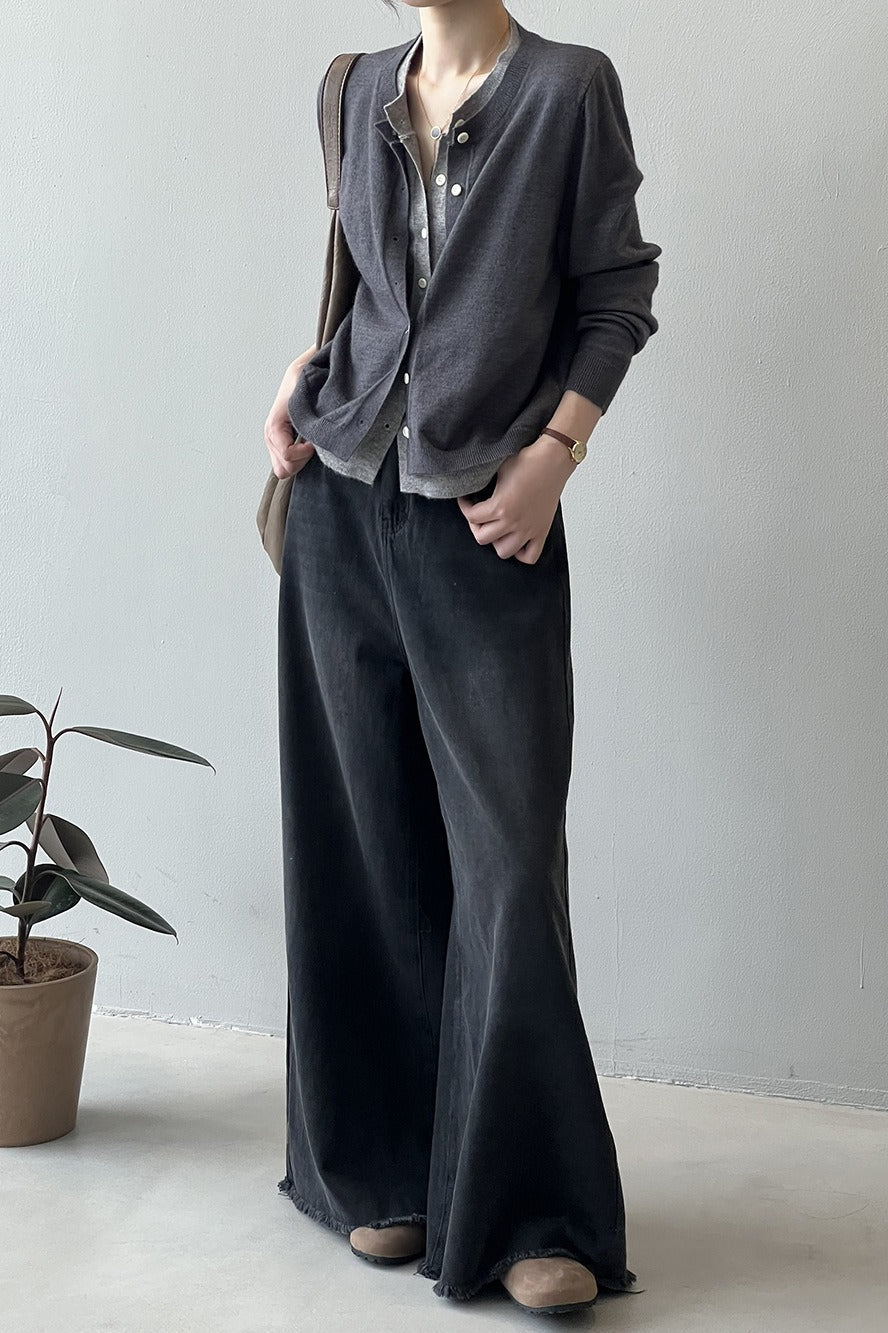 Color Block Layered Cardigan image 9
