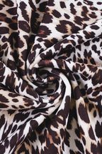 Low Waist Leopard Mesh Midi Skirt image 7
