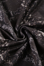 Animal Print Halter Cowl Neck Mini Dress image 5