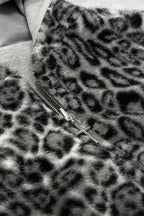 Reversible Vintage Leopard Zipper Hoodie image 3