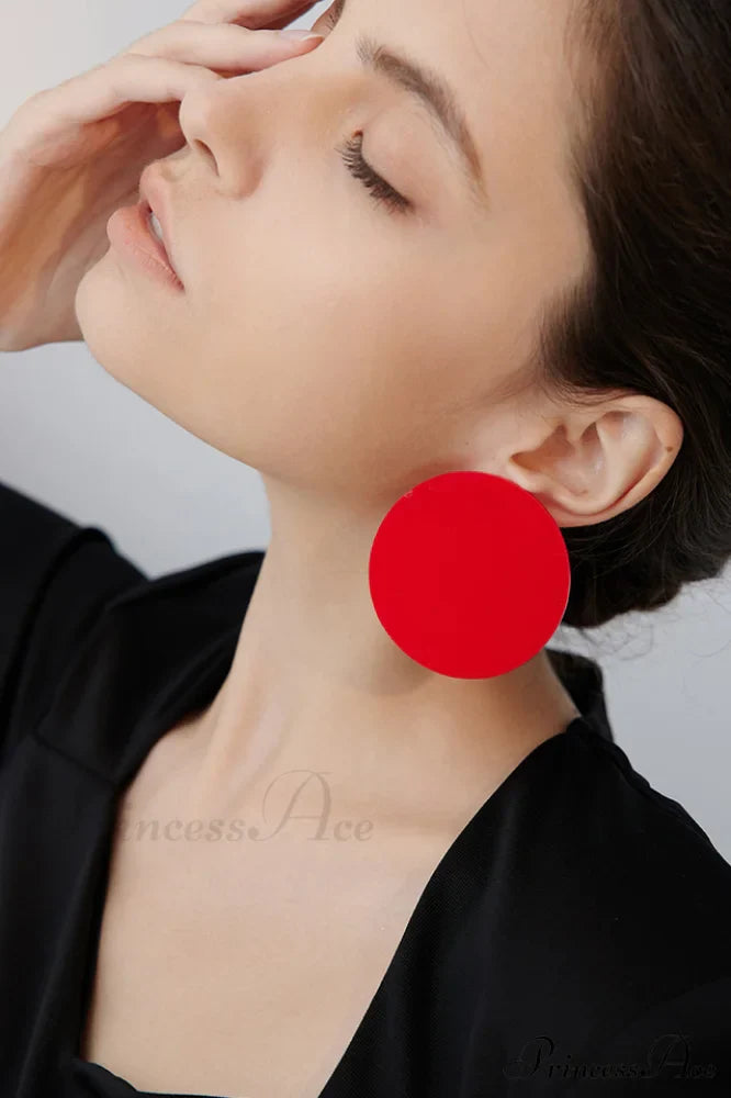 Acrylic Elegant Ring Earrings image 4
