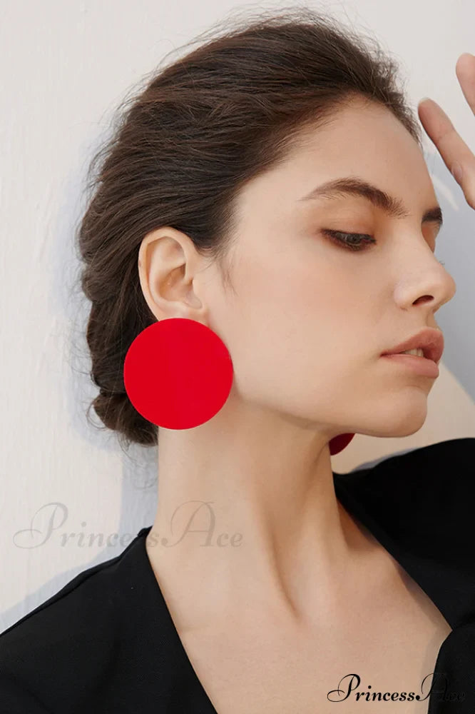 Acrylic Elegant Ring Earrings image 5