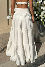 Sexy High Rise Layered Flowy Skirt image 4