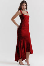 Stretch Mesh Jacquard Mermaid Formal Dress image 13