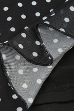 Polka Dot Cami Backless Tie Maxi Dress image 6