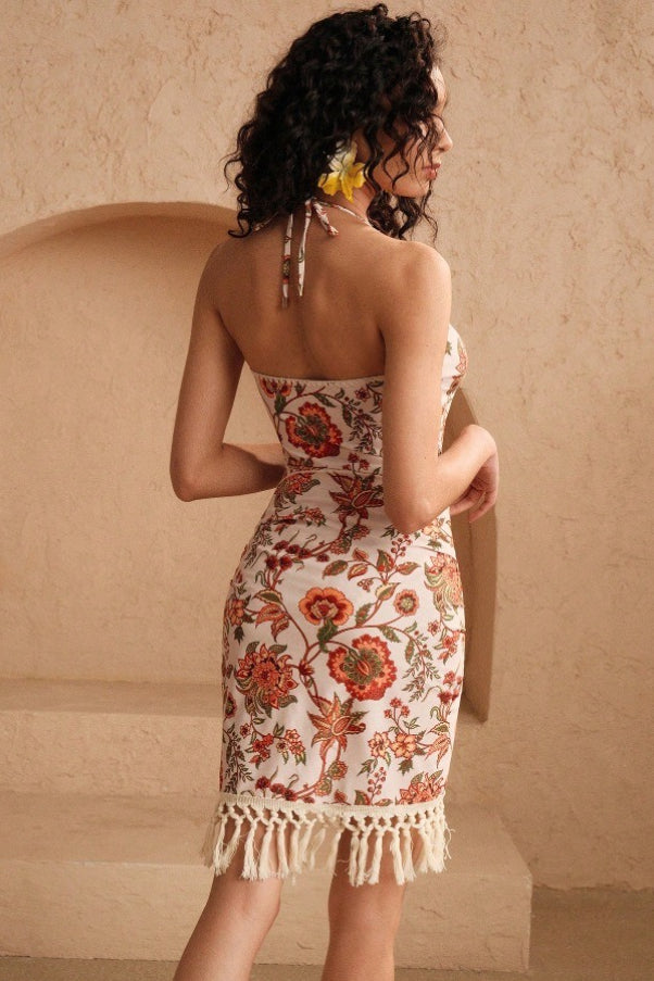 Tassel Hem Elegant Two Piece Swim Set image 1
