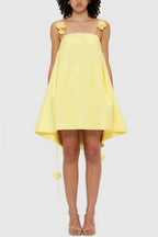 Floral Decor Loose Mini Dress image 3