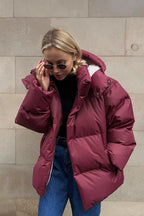 Heavy Duty Zipped Hooded Puffer Jacket image 14