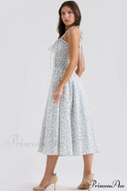 Adabella Cotton Stylish Halter Midi Sundress image 32