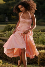 Adabella Cotton Stylish Halter Midi Sundress image 16