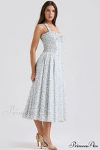 Adabella Cotton Stylish Halter Midi Sundress image 31