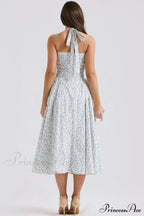 Adabella Cotton Stylish Halter Midi Sundress image 33