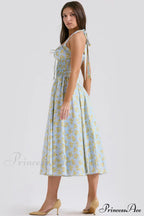 Adabella Cotton Stylish Halter Midi Sundress image 28