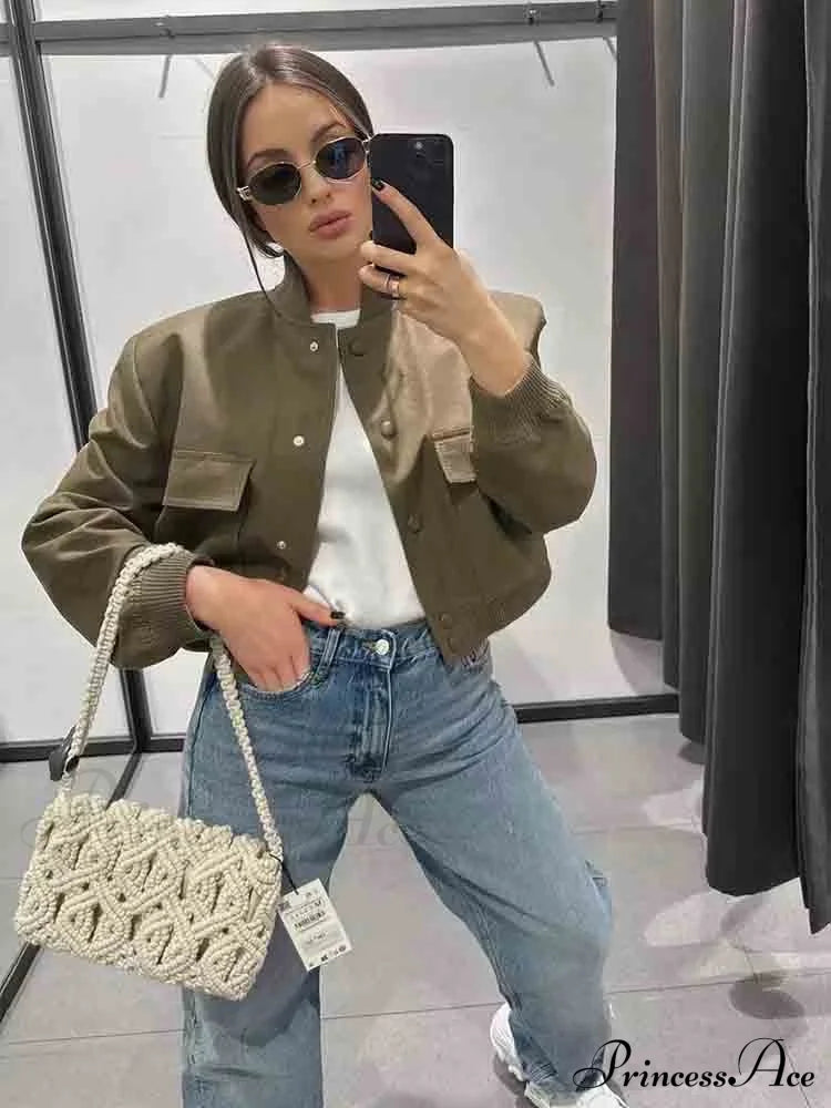 ADANNA Elegant BOMBER JACKET image 4