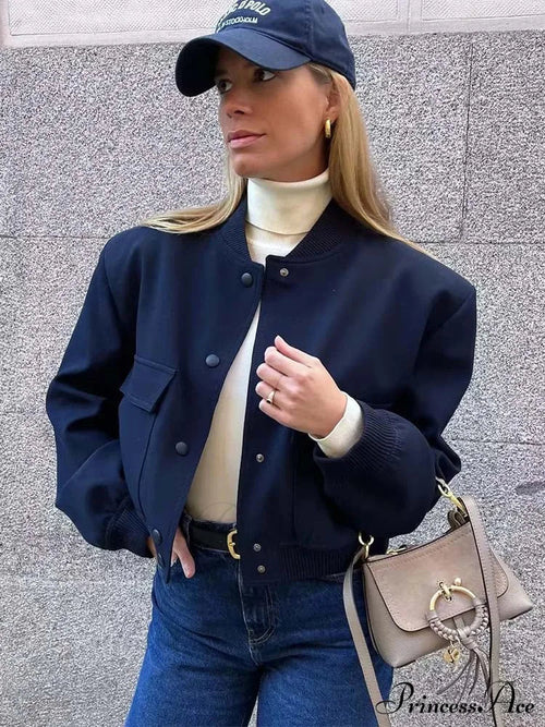 ADANNA Elegant BOMBER JACKET image 1