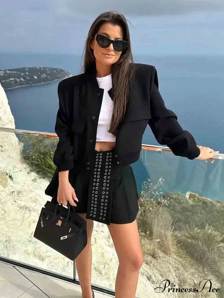 ADANNA Elegant BOMBER JACKET image 3