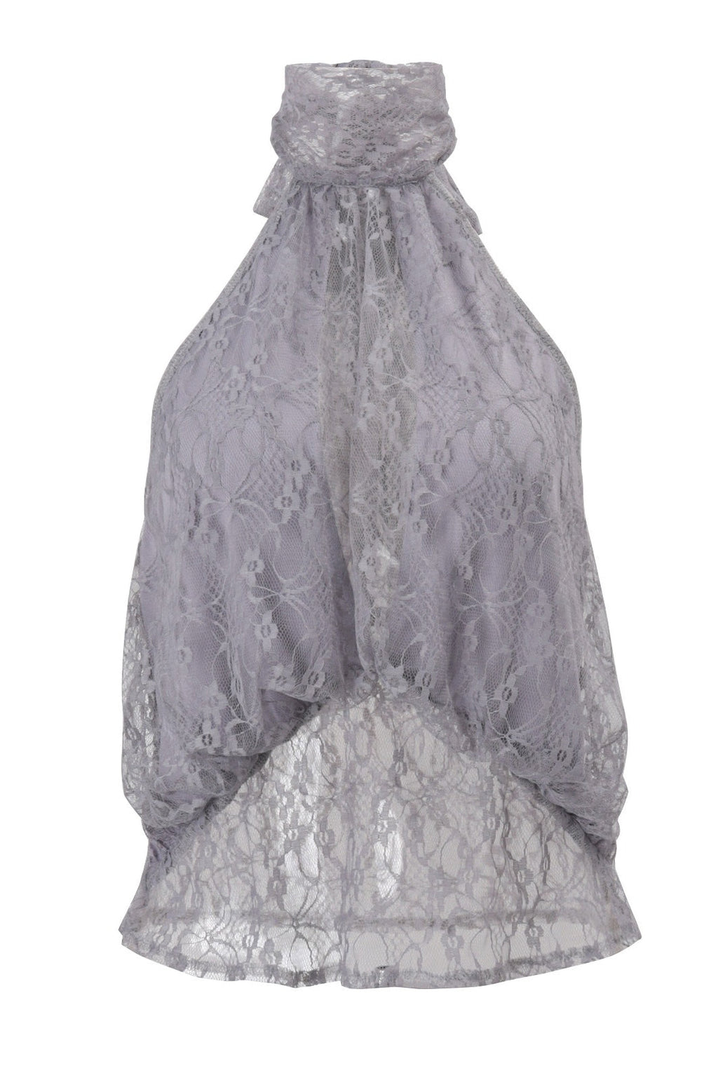 Elegant Irregular Sheer Lace alter Top image 4
