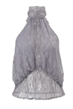 Elegant Irregular Sheer Lace alter Top image 4