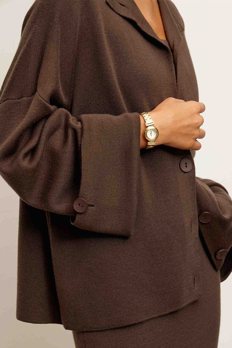 Elegant Minimalist Knit Long Sleeve Cardigan Cami Three Piece Set image 15